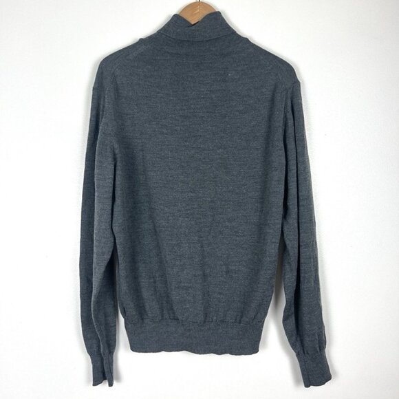 Man by Tchibo Turtleneck Sweater sz 54 US L Wool Blend Base Layer Office Staple - Picture 2 of 8